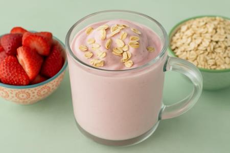 Fünf Zutaten, ein Glas: der Smoothie, der Herz und Darm gleichzeitig verwöhnt